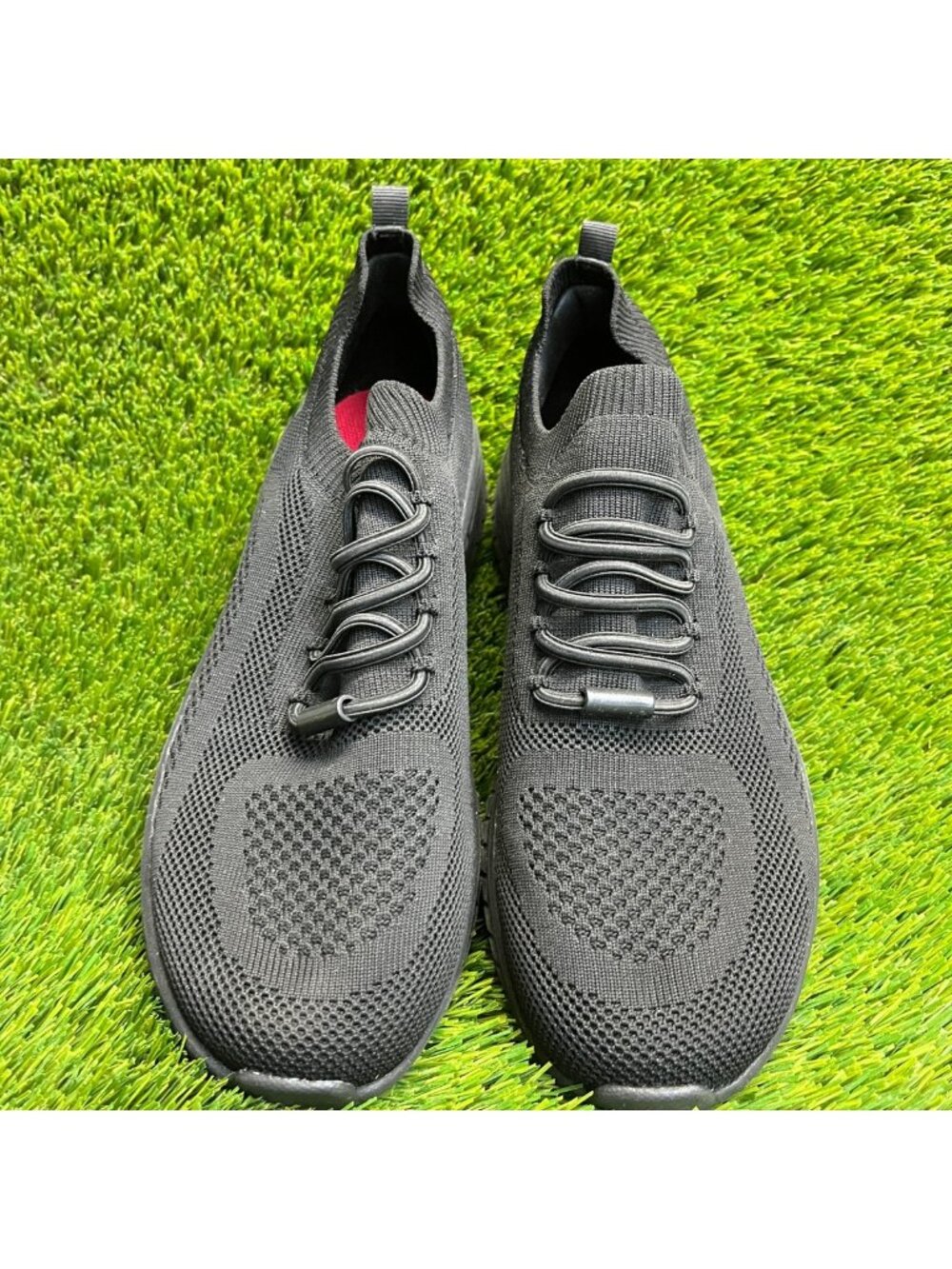 Skechers BOBS Sport Squad Chaos SR Womens Size 7 Black Athletic Shoes Sneakers - Picture 5 of 10